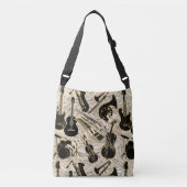 Sac Ajustable Partition et instruments Black/Gold ID481 (Devant)