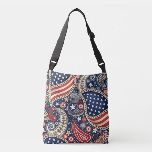 Sac Ajustable Patriotique Paisley (Devant)