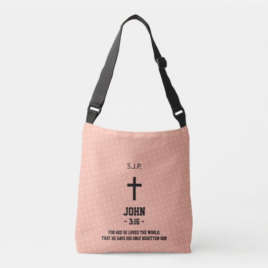 Sac Ajustable Pattern Bible Quote Chapter And Verse Christian (Devant)