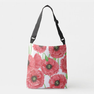 Sac Ajustable Pavot aquarelle motif floral
