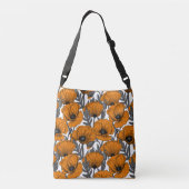 Sac Ajustable Pavot orange sur blanc (Dos)