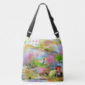 Sac Ajustable Paysage aquarelle (Devant)
