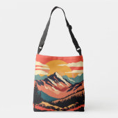 Sac Ajustable Paysage de montagne Art (Dos)
