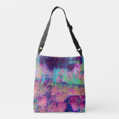 Sac Ajustable Paysage impressioniste violet et rose chaud (Dos)