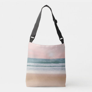 Sac Ajustable Paysage marin avec plage, mer et ciel comme bandes