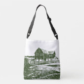 Sac Ajustable Paysage rural maison de ferme de style coupe (Dos)