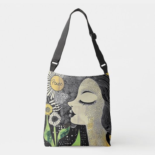 Sac Ajustable Peace in Serenity Abstract Tote (Devant)