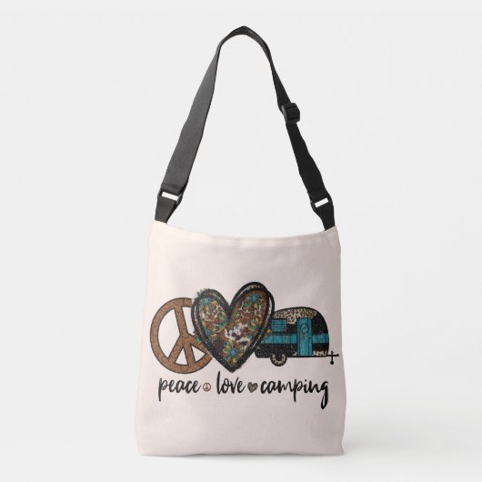 Sac Ajustable Peace Love Camping (Devant)