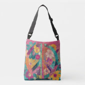 Sac Ajustable Peace symbol colourful (Devant)