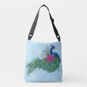 Sac Ajustable Peacock Blue Lotus Fleur Henné (Devant)