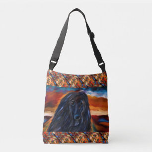 Sac Ajustable Peinture artistique de lévrier afghan Kokopelli