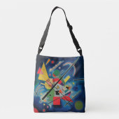 Sac Ajustable Peinture bleue par Wassily Kandinsky (Dos)