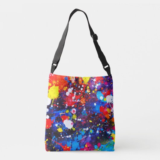 Sac Ajustable Peinture colorée Plastique Canvas Art (Dos)