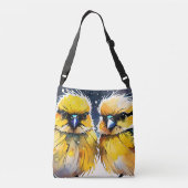 Sac Ajustable peinture, deux oiseaux (Dos)