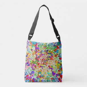 Sac Ajustable Peinture main Spirales Points Colorés 2
