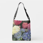 Sac Ajustable Peinture numérique à fleurs bleu et rose Hydrangea (Dos)