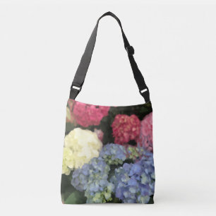 Sac Ajustable Peinture numérique à fleurs bleu et rose Hydrangea