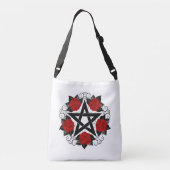 Sac Ajustable Pentagramme aux roses rouges (Dos)