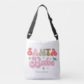 Sac Ajustable Père Noël Babe Retro Noël Fêtes Personnalisées (Devant)