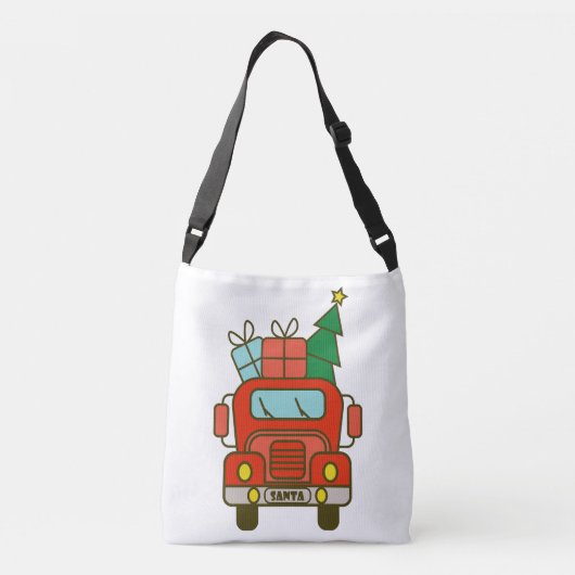 Sac Ajustable Père Noël vue de devant Joyeux Noël (Dos)