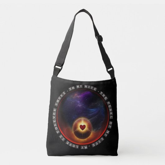 Sac Ajustable Perle de ma vie (Devant)