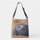 Sac Ajustable Perroquet de gris africain (Dos)