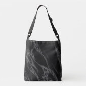 Sac Ajustable Personalized with Name Initial Chic Marble Black (Dos)