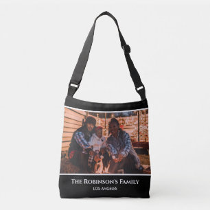 Sac Ajustable Personnalisé votre photo dans un cadre noir avec