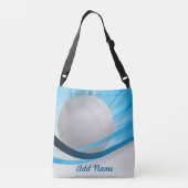 Sac Ajustable Personnaliser bleu volleyball Personnaliser (Dos)