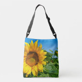 Sac Ajustable Personnaliser le nom Sunflower Blue Sky (Dos)