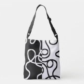 Sac Ajustable Persuasion linéaire I : Abstrait noir et blanc (Dos)