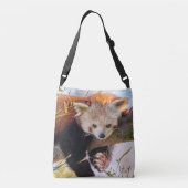 Sac Ajustable Petit panda rouge pâle (Dos)
