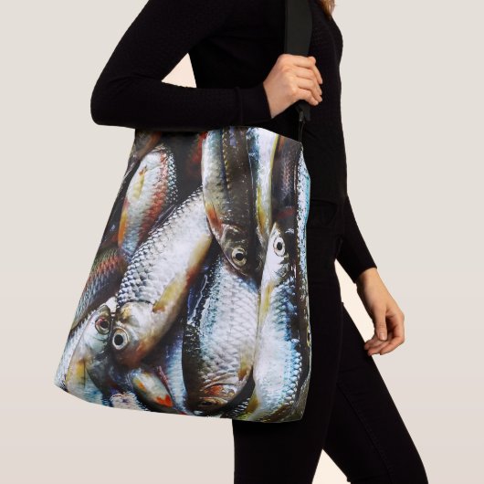 Sac Ajustable Petit poisson blanc (De près)