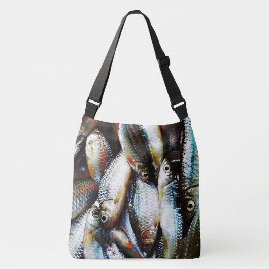 Sac Ajustable Petit poisson blanc (Devant)