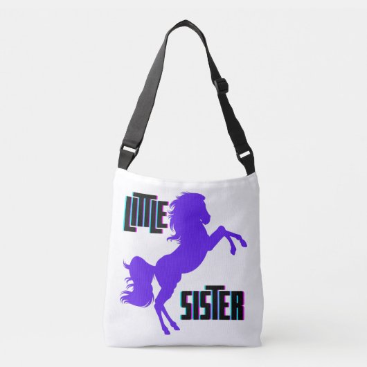 Sac Ajustable Petite soeur Pony pourpre (Devant)