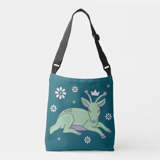 Sac Ajustable Peuple de cerfs extraterrestres Art folklorique | (Devant)