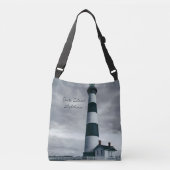 Sac Ajustable Phare de Bodie Island noir et blanc (Devant)