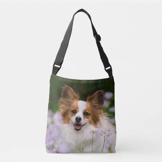 Sac Ajustable Photo romantique mignonne de Potrait de chien de (Devant)