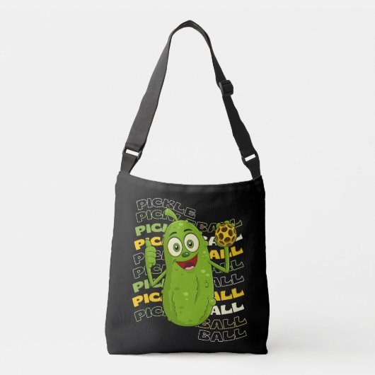 Sac Ajustable Pickle Power ! Enfants mignonnes de Pickleball (Devant)