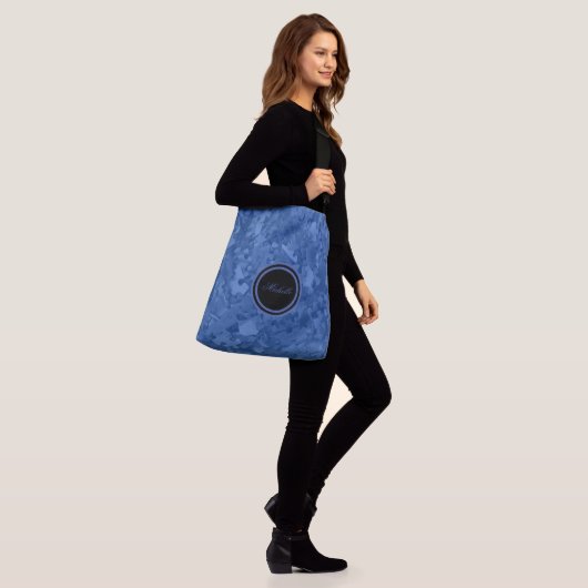 Sac Ajustable Pièces de puzzle bleu Ajouter un nom ou un monogra (Sur le modèle)