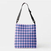Sac Ajustable Pied de fond rose+Motif bleu (Dos)