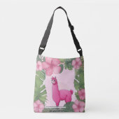 Sac Ajustable Pink Joyeux Lama souriant (Devant)