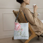 Sac Ajustable Pink Peony & Sage Green Floral