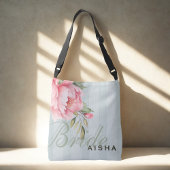 Sac Ajustable Pink Peony & Sage Green Floral