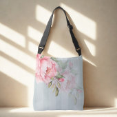 Sac Ajustable Pink Peony & Sage Green Floral