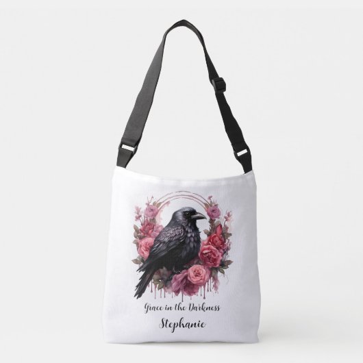 Sac Ajustable Pink Roses Raven (Devant)