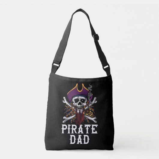 Sac Ajustable Pirate Papa Skull Sailor Crossbones Pères (Devant)
