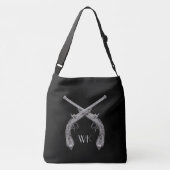 Sac Ajustable Pistolets croisés Monogramme Noir (Dos)
