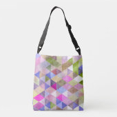 Sac Ajustable PixDezines Boho géométrique / Motif Triangles (Dos)