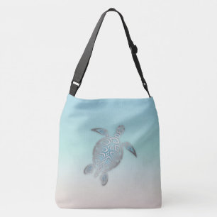 Sac Ajustable Plage de tortue de mer en argent Style côte turqu